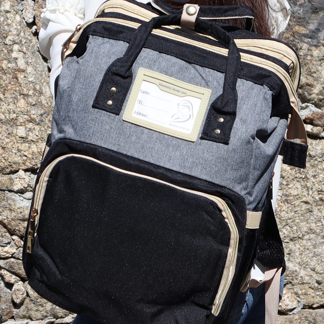 Mochila Maternidade Muda Fraldas Com Etiqueta - Image 6