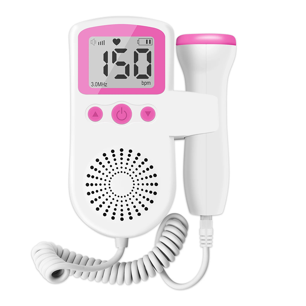 Doppler Fetal Ultrasónico - Monitor de ritmo cardíaco do bebé