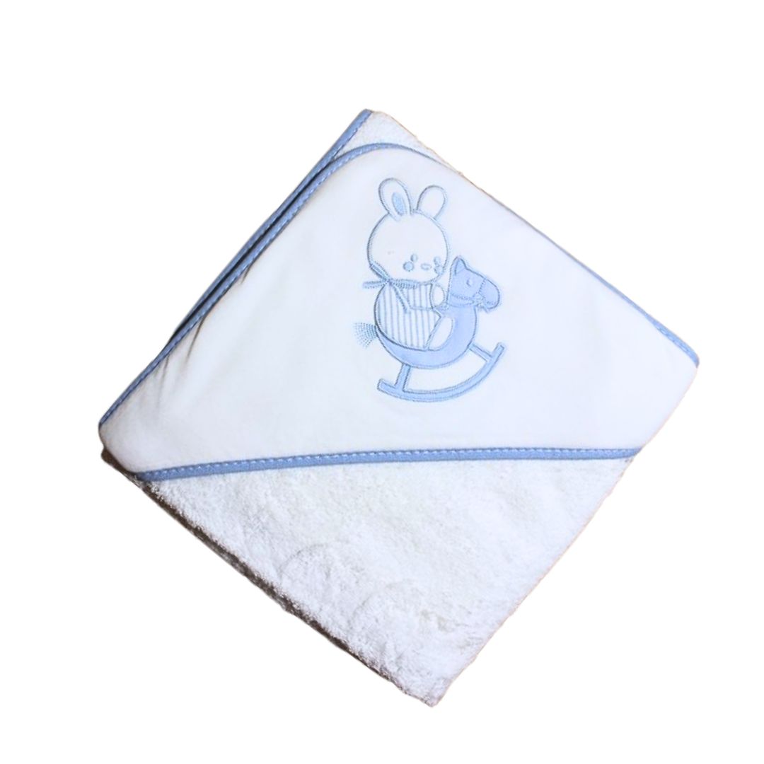 Toalha Banho Bebé bordado Cavalinho - Image 3