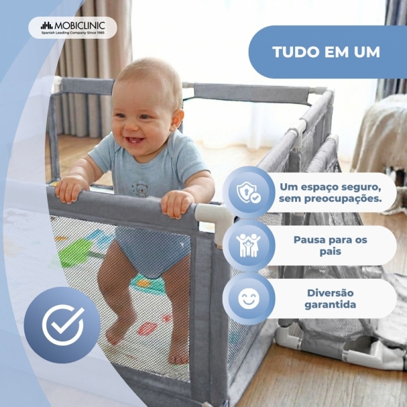 Parque Infantil com Tapete 128x233cm - Mobiclinic - Image 7